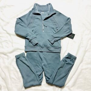 Danskin Velour Backed Fleece Set